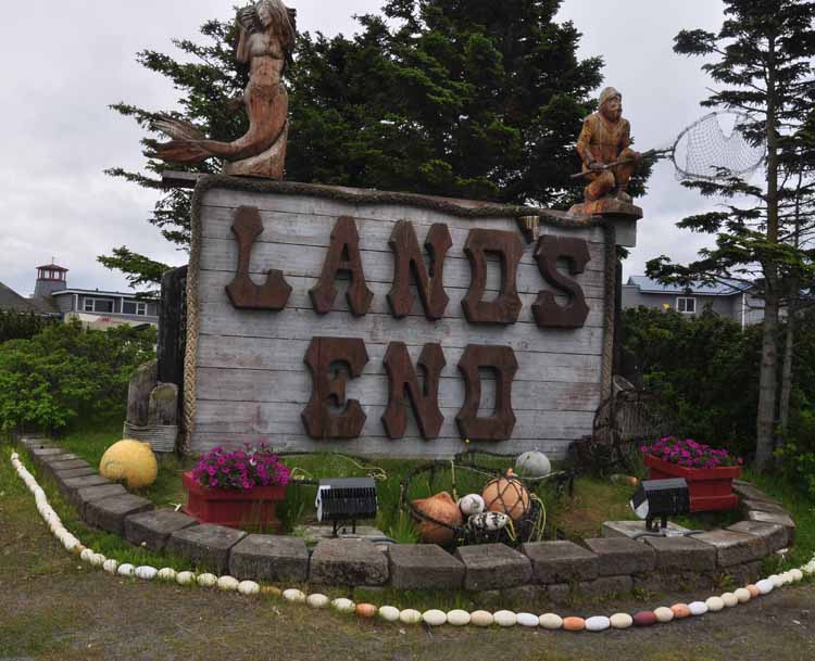 land's end sign